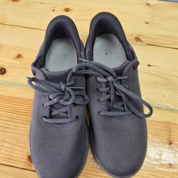 Kizik Madrid Eco-Knit Hands Free Shoes Womens 7 Wide Gray Sneakers Mens 5.5 - Picture 6 of 10